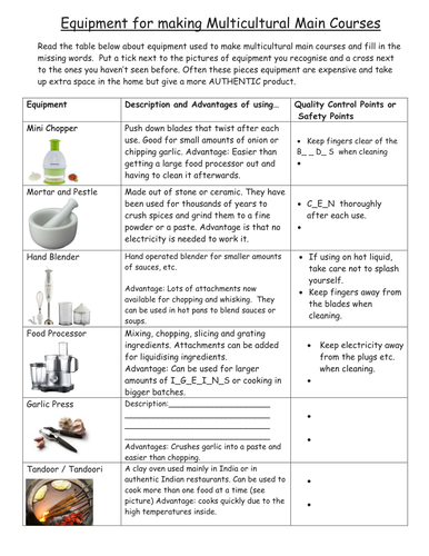 y8 multicultural food workbooklet by doodledt teaching resources tes