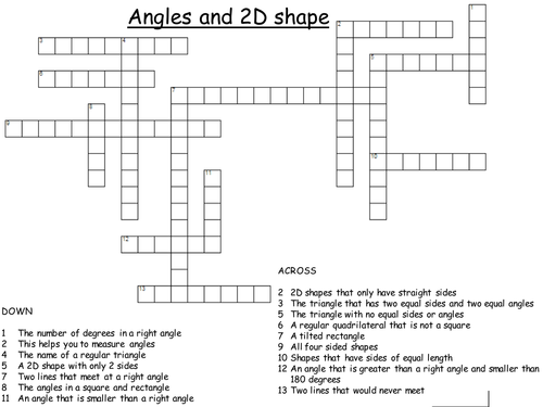 Figure With Equal Angles Nyt Crossword prntbl concejomunicipaldechinu