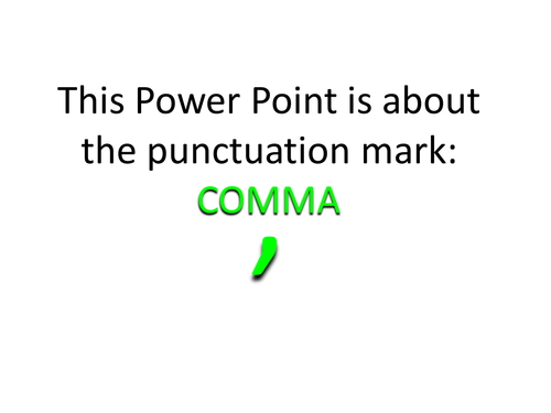 Punctuation Explained: Commas