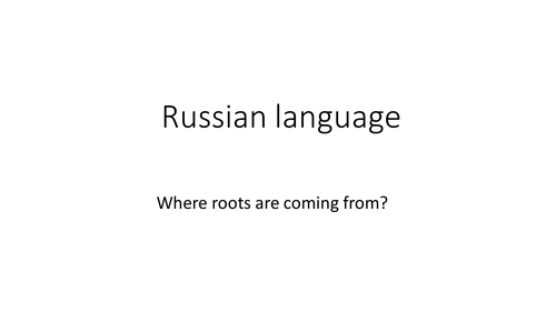 Russian language