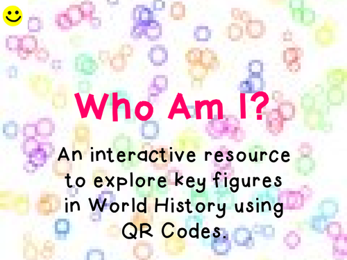 KS1 History Who am I? QR Codes Edition REVIEW PACK
