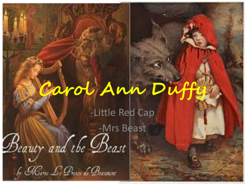 Skat Aktiv mirakel Carol Ann Duffy: Little Red Cap | Teaching Resources