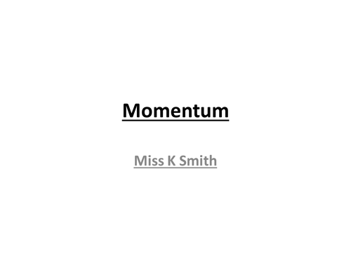 Momentum
