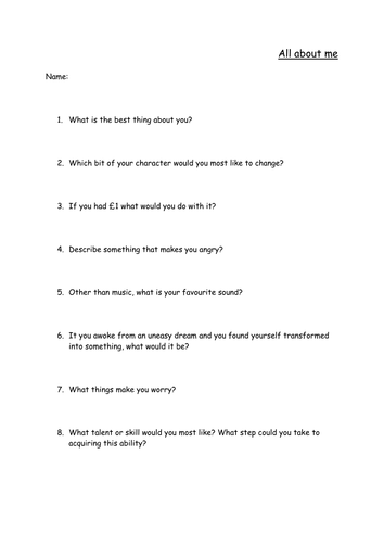 ice breaker questions for strategic planning session