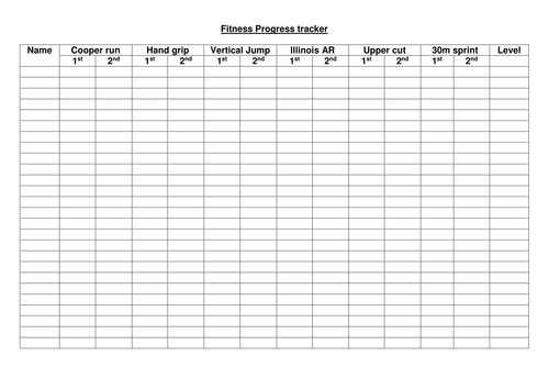 Fitness through sport SOW