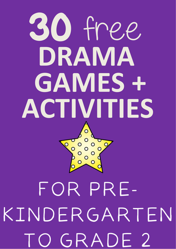 FREE Drama Games for Early Primary