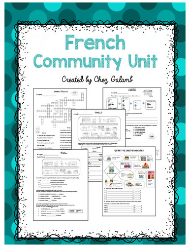Community Unit (en ville/ communauté) - French/FSL
