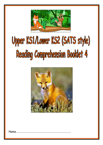 KS1/LKS2 SATS style Reading Comprehension Booklet 4