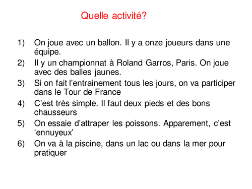 Jouer/faire + preposition