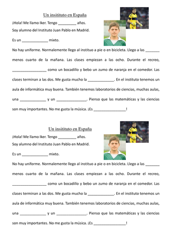 Un instituto en España