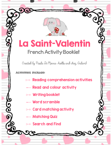 Valentine's Day French Booklet - La Saint Valentin (French/FSL)