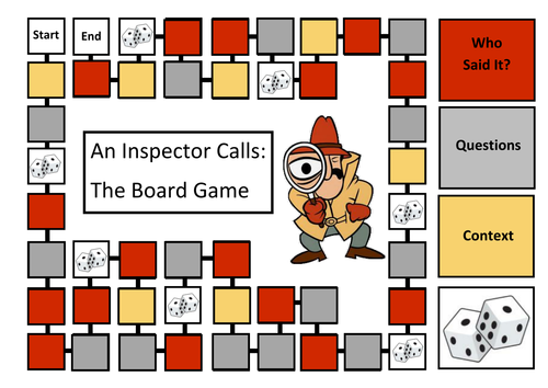 'An Inspector Calls' Revision Board Game