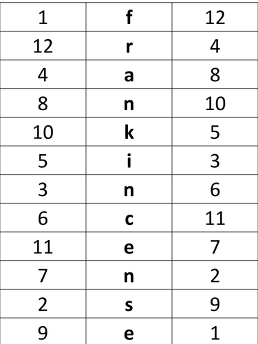 Christmas word orienteering cards 