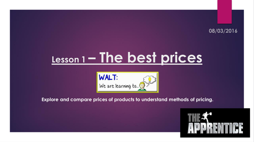 Enterprise and business for KS3