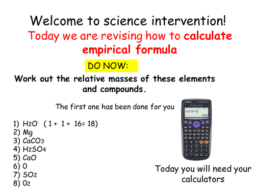 Empirical formula
