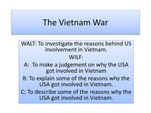 Vietnam War - Intro 1945-1954 - Whole lesson