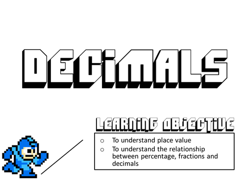 Year 3/4 Decimals Maths Unit || Planning & Resources