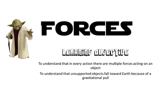 Year 5 Forces Science Lesson Pack (Gravity/Friction)