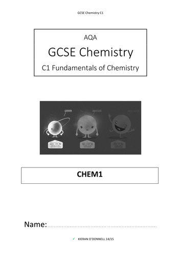 AQA GCSE Chemistry Revision Booklets