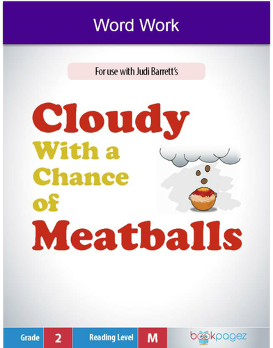 Cloudy With a Chance of Meatballs Word Work (Two – Syllable Words), Second Grade