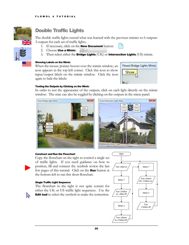 flowol 4 9 pdf tutorial worksheets teaching resources