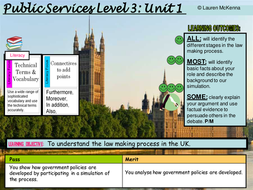 Public Services Government: How laws are made