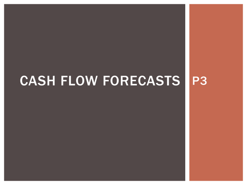 P3 Cash Flow Forecasts