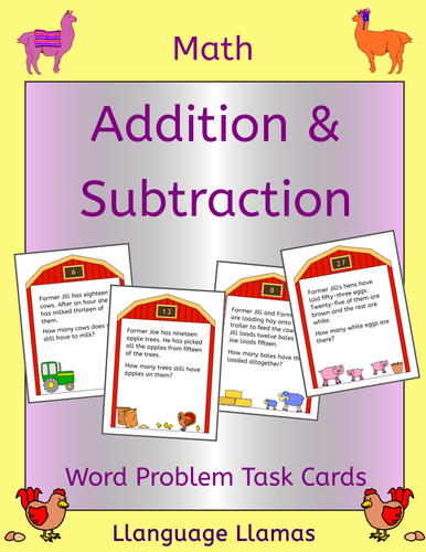 Addition and Subtraction Word Problems