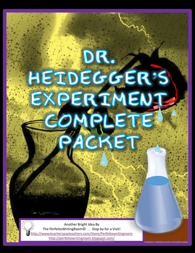 Dr. Heidegger's Experiment, Complete Story, Activity, Quiz, and Key Packet  GR. 8, 9, 10,11