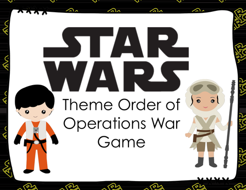 STAR WARS Theme Order of Operations War Game