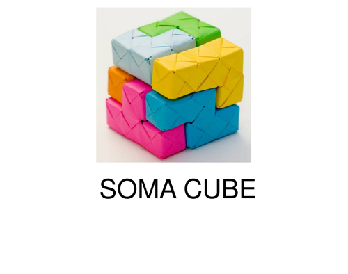 Isometric drawing and the Soma cube (lesson and activity)