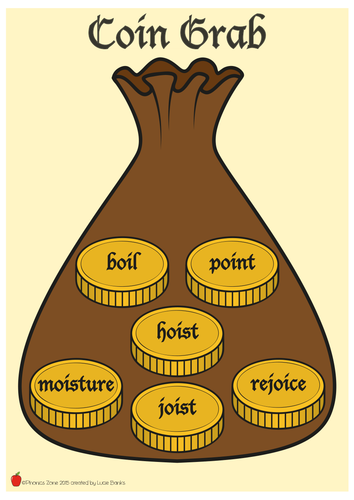 oi Phonics Game 'Coin Grab'