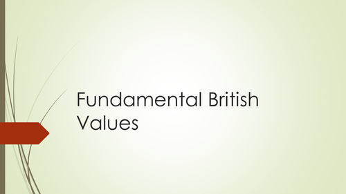Fundamental British Values Introduction