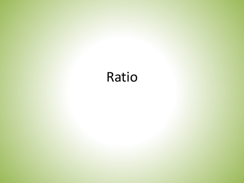 Ratio