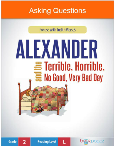 Asking Questions with Alexander and the Terrible, Horrible, No Good, Very Bad Day, Second Grade