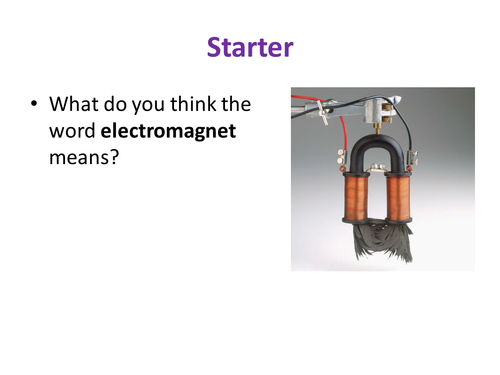 Electromagnets - NEW KS3