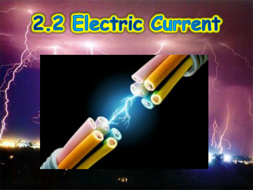 Physics 2.2 Electric Current, Voltage, Resistance Guided Notes and PowerPoint