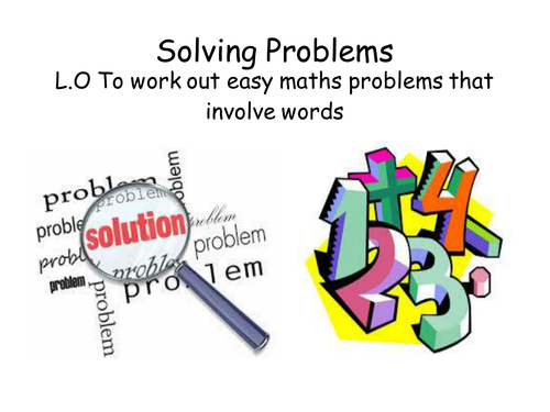 problem solving assembly ks2