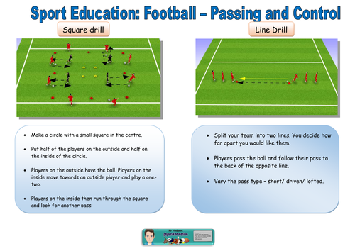 Football task cards with differentiated learning challenges