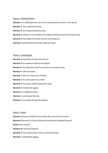 Spanish Armada Sript