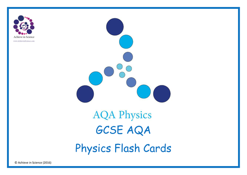 Gcse Physics Full Set Of Flash Cards For Revision Teaching Resources 4362