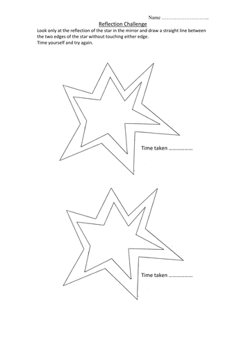 Reflection STAR challenge | Teaching Resources