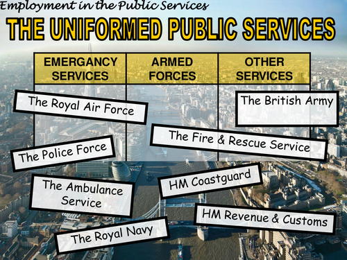 Employment in the Public Services