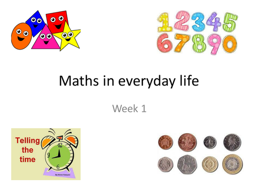 Maths in everyday life
