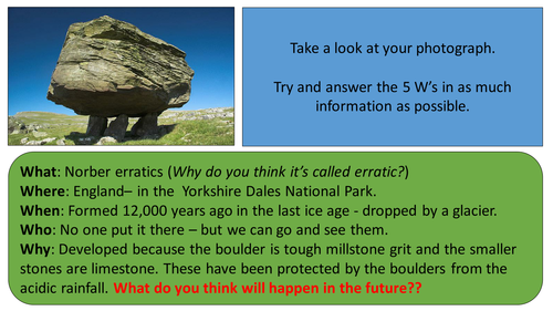 Lesson 1 - Introduction to Glaciation (New  AQA Spec 8035)