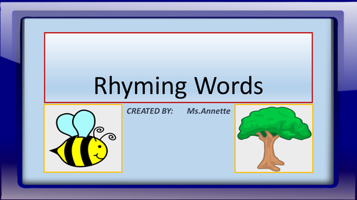 Rhyming Words 