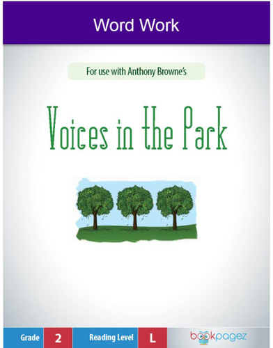 Voices in the Park Word Work (Personal and Possessive Pronouns), Second Grade
