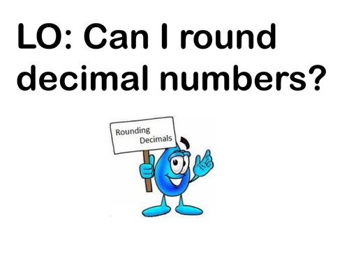 Rounding decimal numbers year 4