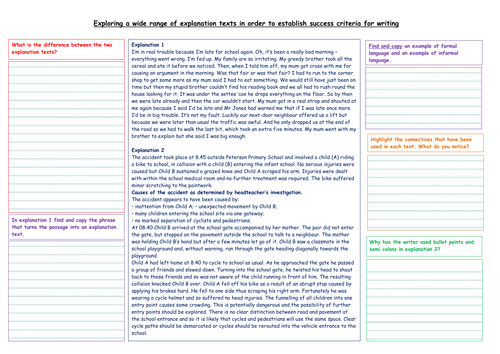 3x Differentiated  Explanation texts - water cycle, camels, formal and informal with questions KS2