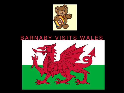 Barnaby Bear visits Wales
